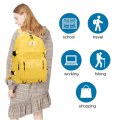 School bag for boys and girls ( yellow and blue ) also usable for 15.5 inch laptop. 