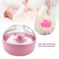 Powder Puff Box newborn children or makeup purpose puff Pink-Blue. 
