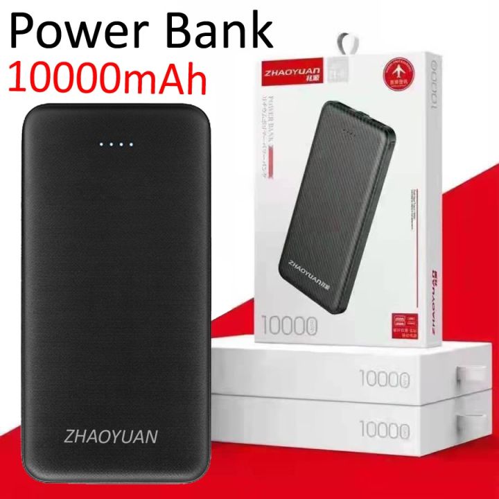 10000mAh Triple 2.1A High Speed LED indicator USB C Power Bank, External Battery Pack for iPhone 14 13 12 X Pro 8 Plus Samsung S20 S10 Google LG Tablet