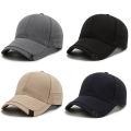 Short Brim Baseball Hat For Men Solid Color Duck Tongue Cap Cotton Casual Sun Visors Fashion Male Peaked Caps. 