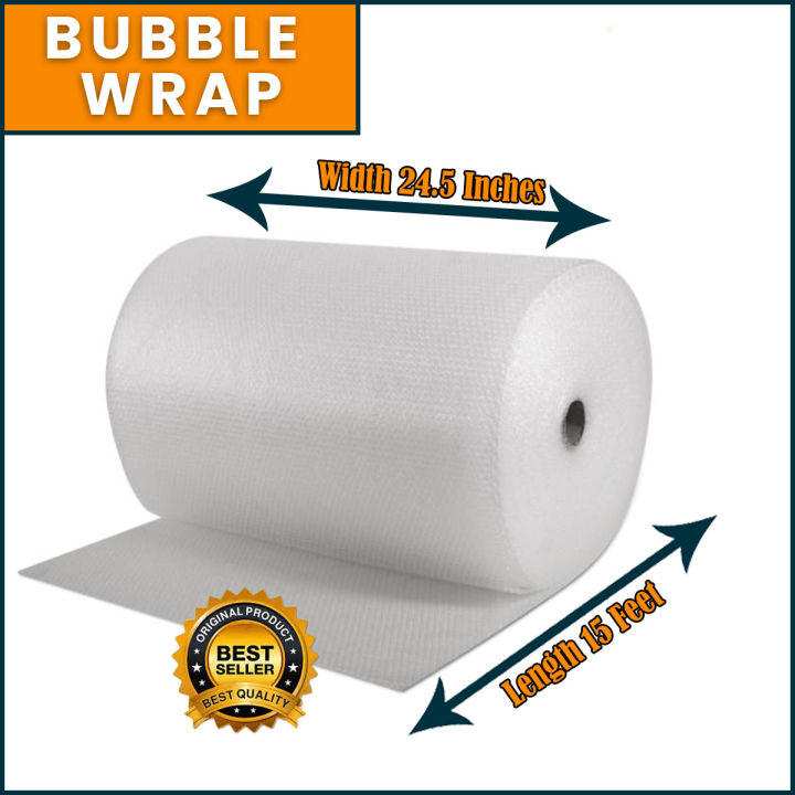 Asrari  Bubble Wrap 15 Feet Length and 24.5 Inches Width Bubble Wrap High Quality Material For Packing Strong Bubbles Sheet Paper Roll