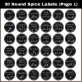 Jar Labels Urdu & English (35 & 70) - Customizable - 1.5 inch - Easily Peelable and Applicable Jar Stickers by Prime Impressions. 
