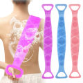 A&H Store Back Scrubber for Shower Silicone Body Brush 30 inches/76 cm Extra Long Exfoliating Body Scrubber With Handle for Men and Women Long Lasting and Easy to Clean. 