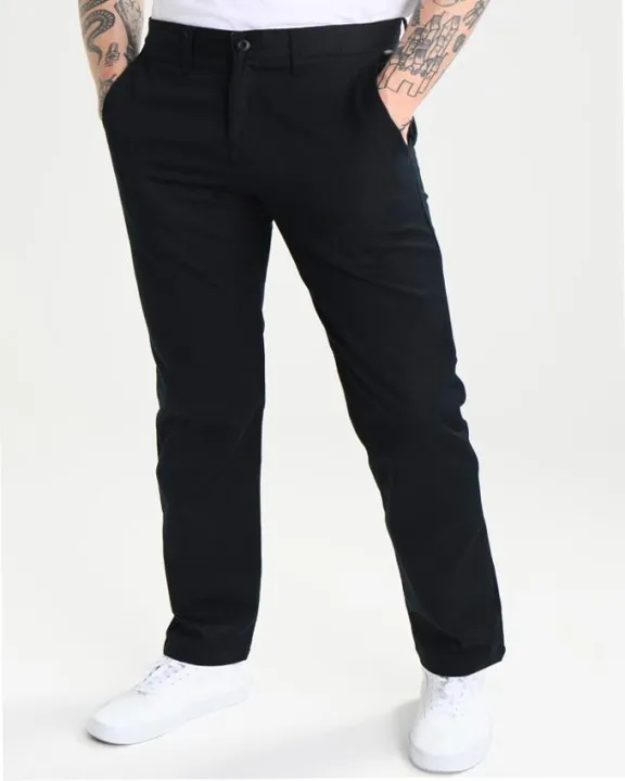 Black%20Cotton%20Men's%20Chino%20Slim%20Fit%20-%20Image%203
