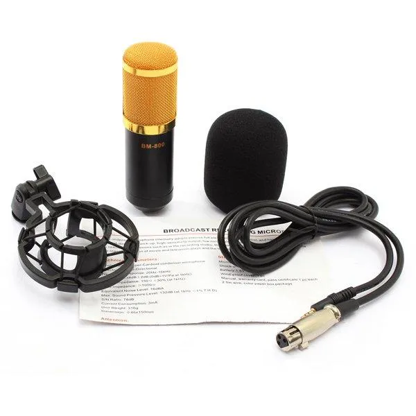 Bm%20800%20Condensor%20Microphone%20Complete%20Kit%20-%20with%20Pop%20Filter,%20Arm%20Scissor%20Stand%20&%20Phantom%20Power%20With%20XLR%20Cable%20-%20Image%203