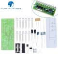 Voice activated LED Water Light Kit CD4017 Lantern Control Fun Electronic Production Teaching Training Diy Electronic Kit Module. 