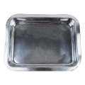 Stainless Steel Deep Rectangle Food Serving Tray 40.5 x 30 cm. 