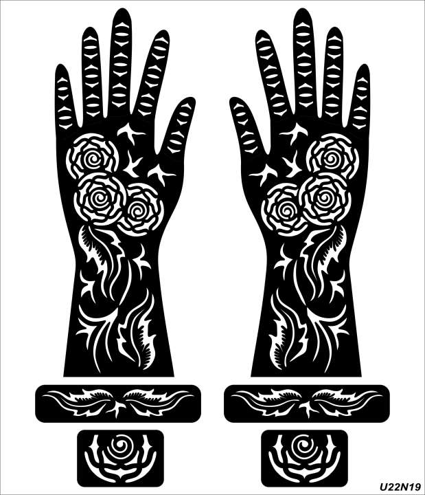 New Henna Stickers, Mehndi design sheet for girls and womens, bridal mehndi design stickers
