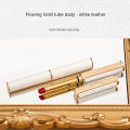 6 Colors MKING PRETTY Small White Thin Tube Lipstick White Tube Gilded Sheepskin Waterproof Non-stick Cup Lipsticks Makeup. 