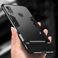 For Huawei Y6 Prime 2019 Back Cover Shockproof Hybrid Armor Stand Holder Design Hard Plastic Soft TPU Silicone Bumper Protective Phone Case. 
