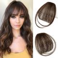 【Storewide Sale】 Invisible Party Daily Hair Extension Hair Accessories Short Girls Clip In Front Neat 3D Bangs Wig Synthetic Air Bangs Straight Bangs.