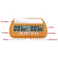 NYT Chess Clock Digital Chess Timer & Game Timer 3-In-1 Multipurpose Portable Professional Clock Yellow. 