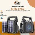 Best Quality GTS-1767 mp3 with Solar panel & light 4" Big Solar Mp3 speaker, Mp3 player with bluetooth speaker loud,big speaker for party full size, solar mp3, bluetooth speaker  rechargeable long lasting battery backup high quality Product. 