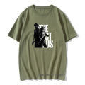 Vintage The Last Of Us Ellie And Joel T-Shirt for Men Cotton Tshirt Fireflies Tlou Video Game Retrod. 