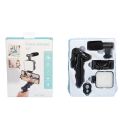 Vlogging Video Making Kit AY-49 for Live Streaming Vlogging Self-Portrait Photography Vlogging Kit, Video Making kit, with stand, Led Light, Mobile Holder ALL IN ONE. 