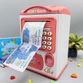 Smart Fingerprint ATM Bank Safe Storage Tank Toy For Kids. 