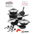 Die Cast Cookware Set | 20 PIECES  | Die Cast Cookware Set 52309. 