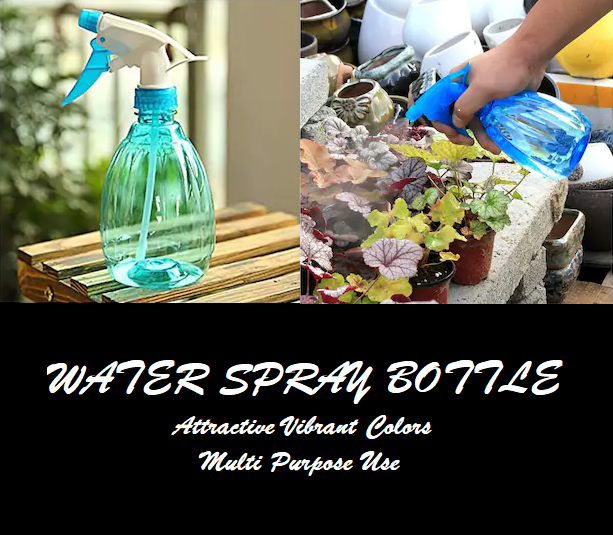 Plastic Spray Bottles - Attractive Vibrant Colors - Multi Purpose Use Durable BPA Free Material