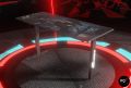 Professional 4ft Gaming Table - Computer Table ( Top is Printed Panaflex ) - RGB Lights Installed - Headphones Holder and Wire Management Hooks - Gaming / Study Table - High Quality - 1 Month Return Warranty. 