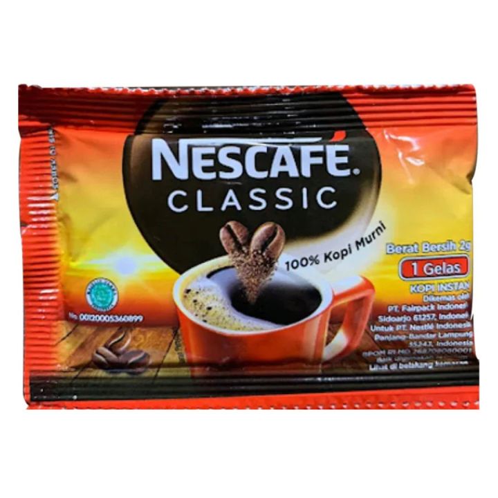 Cartaura Classic Coffee Sachet 2g Coffee Pack of 30 Sachets | Made in Indonesia