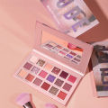 18 Colors Nude Shimmer Eyeshadow Palette Matte Pigment Shimmer Diamond Eye Palette. 