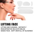 160Pcs Facial Slimming Tape Wrinkle Removal Facial Triangle Wrinkle Remover Strips Tape Invisible Face Neck Eye Lifter Sticker. 