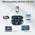 YYK-Q80 Wireless Earbuds Headphones with Earhooks Built-in 350mAh Battery Clip-on Earphone BT5.3 Headset with HiFi Stereo. 