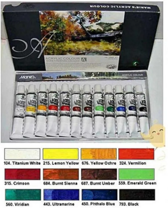 Marie's%20Acrylic%20Painting%20Colors%20Maries%20Acrylic%20Paint%20Set%20Of%2012%20Pieces%20-%20Image%202