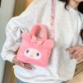 Kawaii Sanrio Plush Bag Kuromi Handbag Shoulder Bag Anime Stuffed Backpack Girls Children Gifts Lonni. 