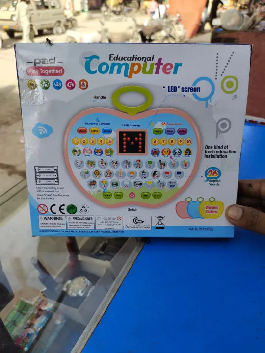 Educational%20Computer%20Play%20Toy/%20Laptop%20Toy%20With%205%20Switch%20Modes%20Including%20Asking%20Mode/%20New%20Educational%20System%20Installation%20With%20Small%20LED%20Screen%20-%20Image%202