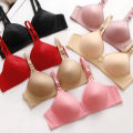 Single Padded Bras for Women Lace Bra for B Cups Soft Stuff Bra for Girls Special Bridal Brassiere Non-Wired with Adjustable Straps and Extension Hooks. 