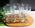 Nova Water Glasses Clear Glass Set Of 6 280 ML. 