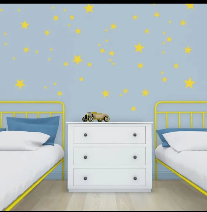 Pack%20of%20100%20Stars%20Stickers%20Pvc%20Multi%20colours%20Wall%20Stickers%20For%20kids%20Bedroom%20Home%20Decor%20wall%20star%20white%20black%20red%20yellow%20-%20Image%205