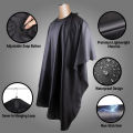 Export Quality Premium Barber Cape, Professional Barber Cape, Hair Cutting Capes for Home and Salon, Barber cape for Men, Women and Kids, Black Salon Aprons. 