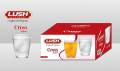 Crooos 280ml / 300ml - 06 Pcs Glass Set. 