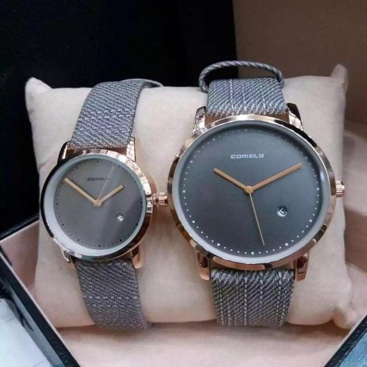 Pack Of 2 Couple Comely Watch For Branded