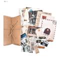 Scrapbook Sticker Set Vintage Aesthetic Scrapbook Stickers Set Exquisite Patterns for Diy Journaling Scrapbooking Multi-use Supplies Kit Scrapbook Paper Stickers. 