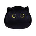 Black Cat Stuffed Doll Safe Black Cat Pillow Baby Accompany Sofa Toy. 