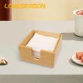 Dining Table Tissue Box Rustic Bamboo Tissue Holder for Dining Table Kitchen Storage Box for Napkins Heavy Duty Wood Container Southeast Asian Kitchen Supplies Bamboo Tissue Box. 