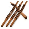 20/8 Beads Gua Sha Stick Wooden Body Massage Stick Handheld Abdomen Cellulite Massager For Backpain Relief Wood Therapy Massager. 