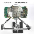 TE-805 Magnifier Board Gripper PCB Catcher Soldering Stand 5X magnifying. 