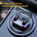 HLstar® Air buds Pro K10 TWS Bluetooth Earphones LED Gaming Wireless Earbuds Sports Hifi Stereo Handsfree Headphone with Mic Bluetooth Wireless Headsets. 