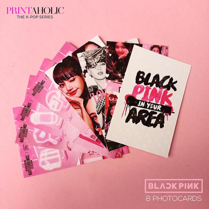 Pack of 8 Blackpink Photo Cards, Fully Customized, Photocards Fit in Mobile Cases, HD Printed best quality, Fully Customized Perfect Gift For Army, BTS Army, Black Pink, KPOP, STRAY KIDS, SEVENTEEN