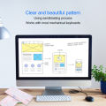 Keyboard Stickers Universal Desktop Computer Mechanical Keyboard Clear Beautiful English Keycap Button Stickers  Key Words. 