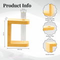 Creative Wooden Glass Tube Vase for home decoration. 