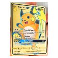 Pokemon 41 Styles Charizard Pikachu GX MEGA Gold Metal Card Super Game Hobbies Action Toy Figures Cards Toys for Children Gift. 