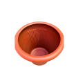 22 Inch Plastic Flower Pot | Premium Quality HDPE Plastic | Plastic Gamla for Indoor & Outdoor Gardening | for Balcony, Office, Terrace, Lawn, Garden & Home Decor | Available In Brown Color | Without Plant |. 