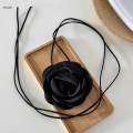 Flower Choker Necklace Romantic Collar Necklaces for Black. 