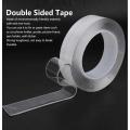 Double Sided Tape, Multipurpose Removable Adhesive Transparent Grip Mounting. 