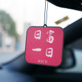 Ping An Xile Car Fragrance Tablets Chinese Characters Meaning Car Fragrance Tablets Rearview Mirror Hanging Perfume Tablets Creative Pendant. 